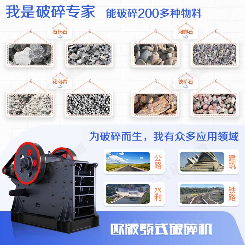 顎式破碎機能力強、應用范圍廣 顎式破碎機能力強、應用范圍廣