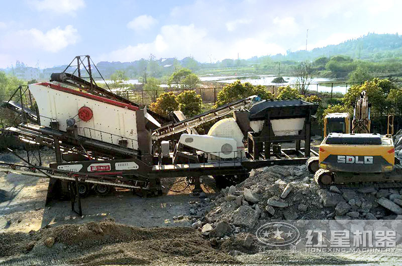 移動錘破機作業現場 移動錘破機作業現場