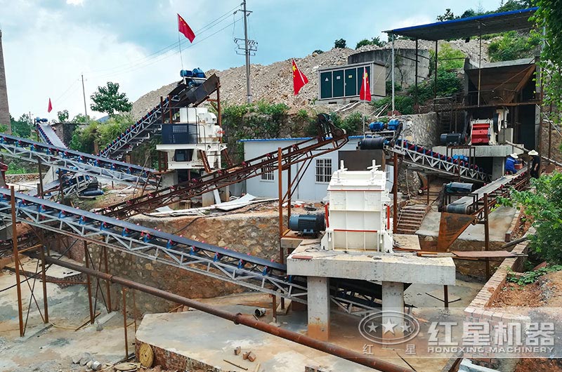 顎破加反擊破加制砂機案例現(xiàn)場實拍